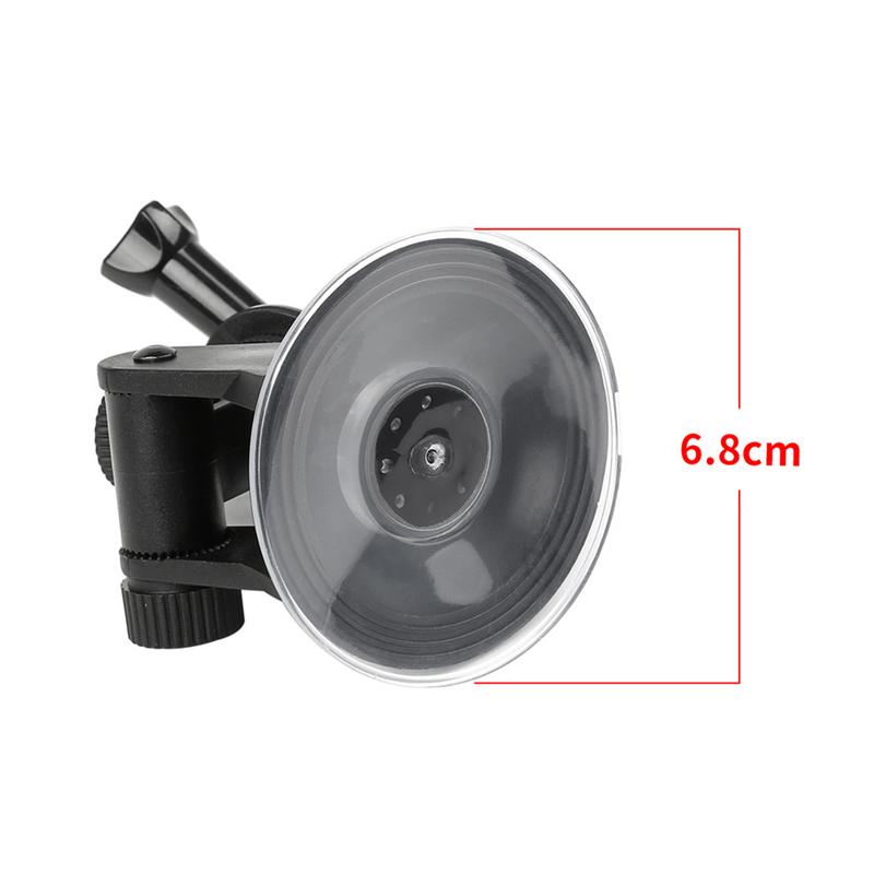 Mini auto raam zuignap beker voorruit glas buitensport camera houder stabiel anti-shake antislip duurzaam praktisch