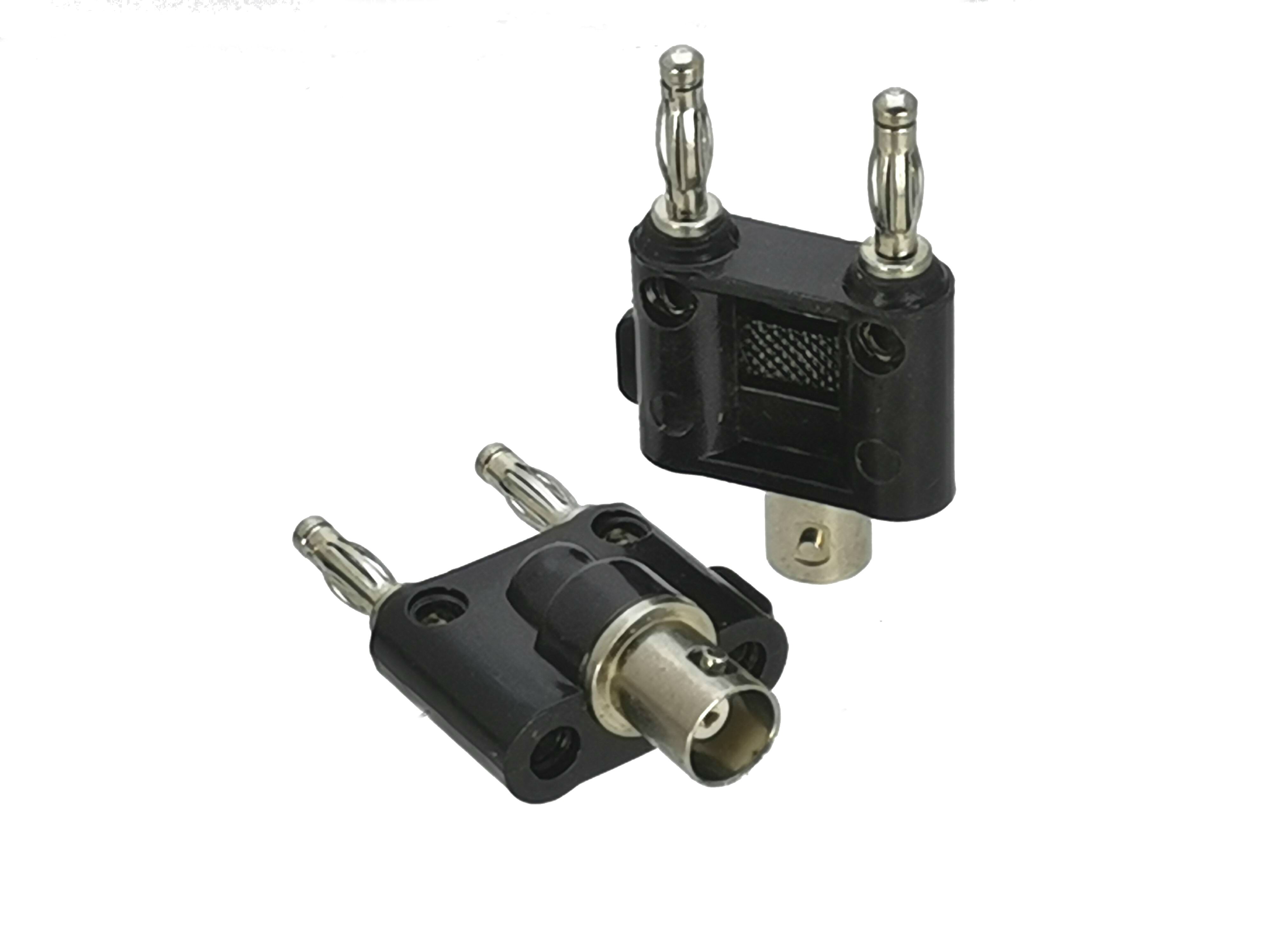 1Stck Adapter BNC zu Bananen stecker & Weibliche Jack RF anschluss Koaxial Prüfung konverter: Armee Grün