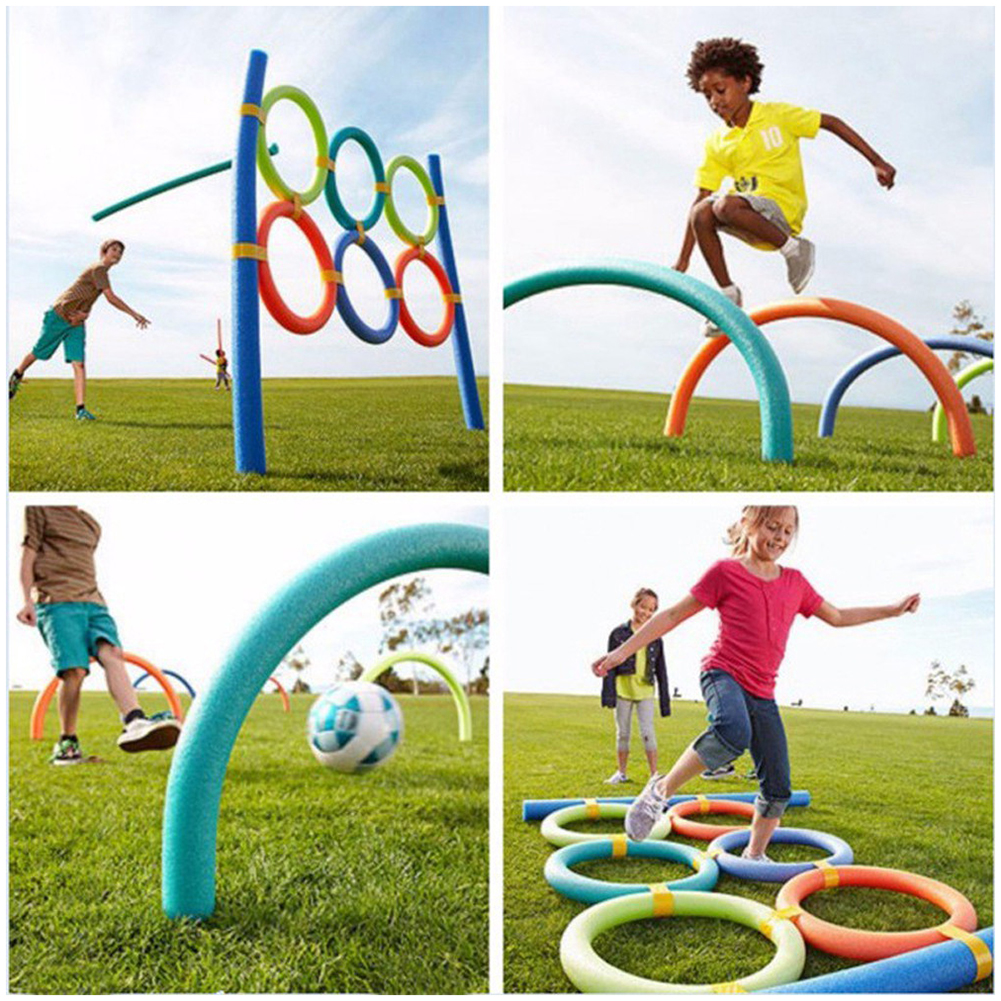 Swimming Pool Foam Noodle Float Aid Swim Noodles Ring Buoyancy Stick Useful For Kids Adult Pool Accessories