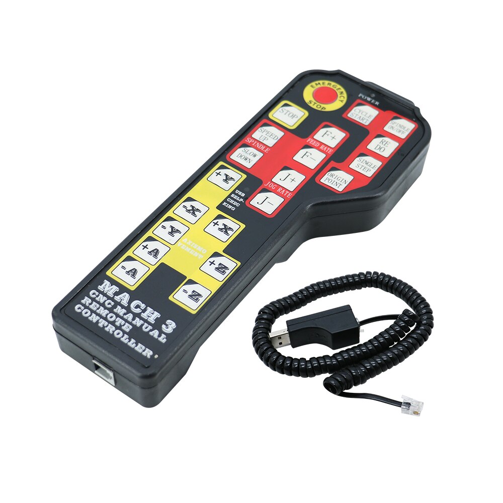 Mach3 4 axis 6 axis MPG Electronic Handwheel Pulse Transceiver for CNC Router