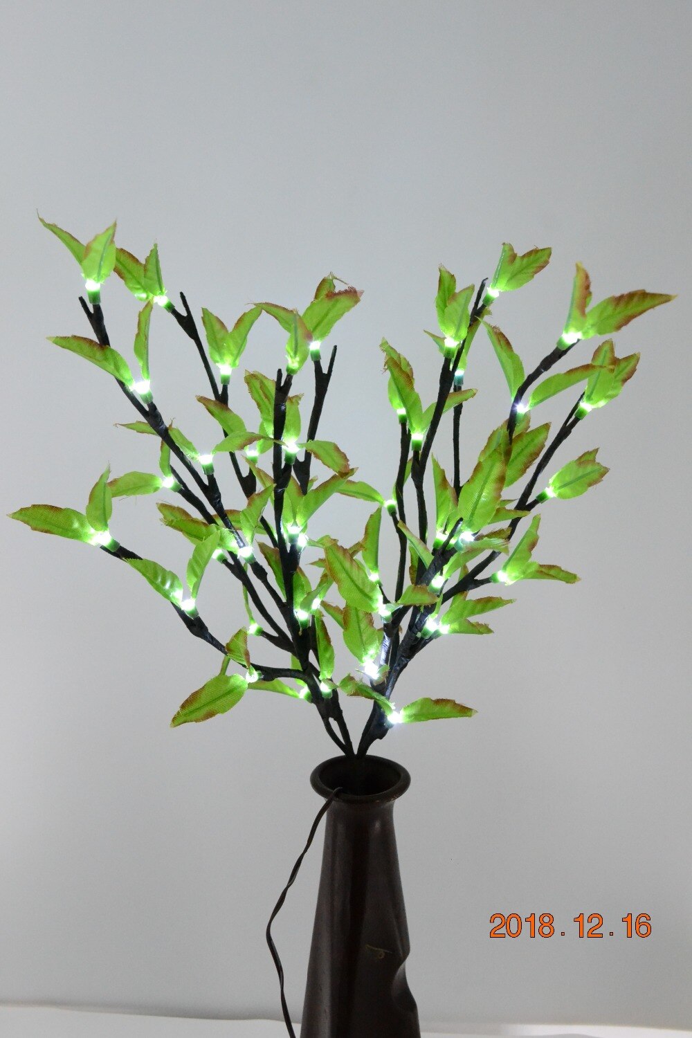 48L/60L Led Groen Blad Tak Lamp Vaas Bloemen Lichten Thuis Tuin Desktop Party Decor Blossom tak Licht