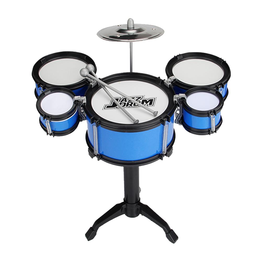 Jazz Drum Children's Drum Set Drums Boys Girls Early Education Toys To Exercise Coordination Hands-on Ability Musical Instrument: Default Title