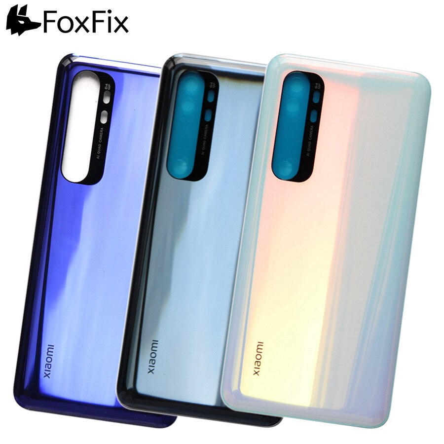Back Glass Cover Voor Xiaomi Mi Note 10 Lite Batterij Cover Terug Glas Panel Mi Note10 Lite Achter Behuizing Deur case Vervanging