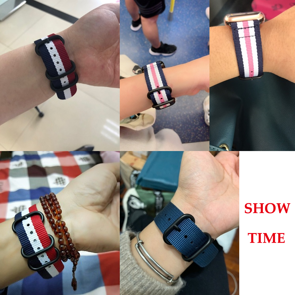 Bracelet à boucle en Nylon, 20mm 22mm, pour Samsung Galaxy watch 7/6/4/5 pro/3/Active 2/Gear S3/amazfit, Huawei GT/2/2E/3/Pro 4 bandes
