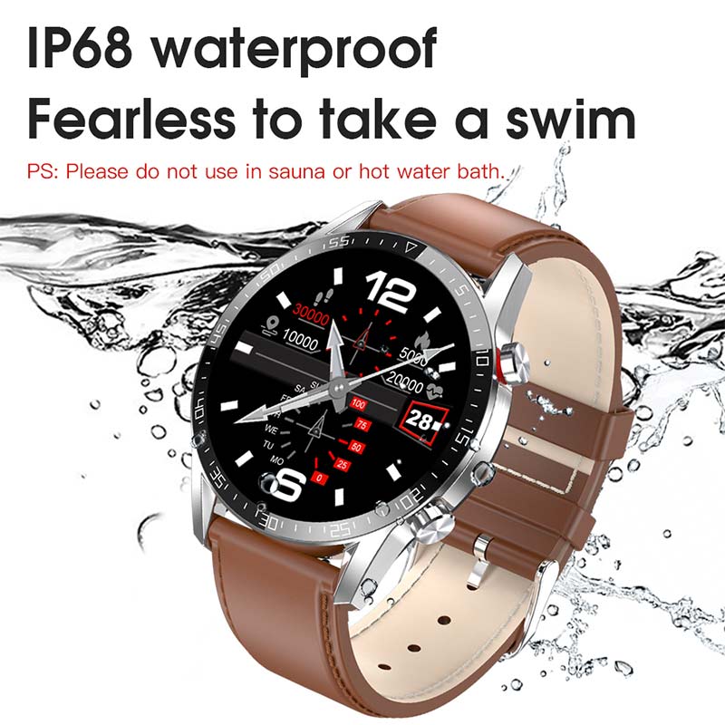 L13C Smart Horloge Bluetooth Call Waterdichte Sport Slimme Mannen Vrouwen Sport Bluetooth Call Bloeddruk Zuurstof Waterdichte