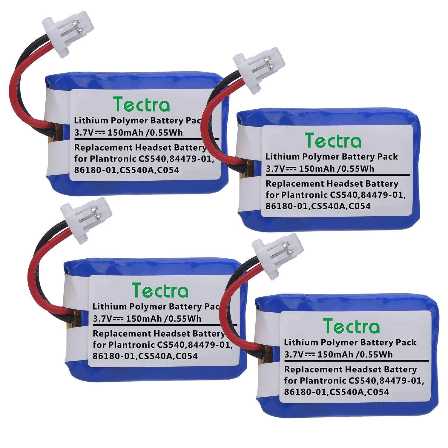 CS540 C054 Replacement Battery, 84479-01 86180-01 Battery for Plantronics Savi CS540 CS540A C054 Wireless Headsets: 4 battery