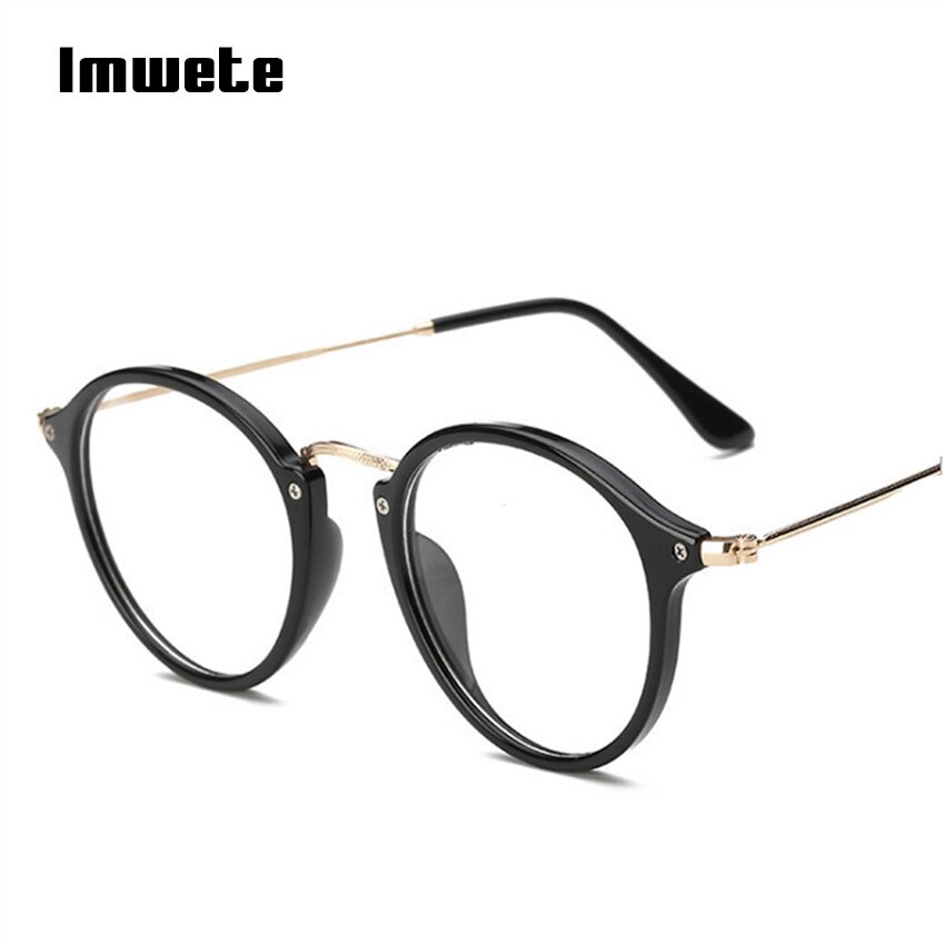 Imwete Optical Glasses Frames Women Clear Lens Eyeglasses Frames Female Myopic Prescription Eyewear Transparent Spectacle