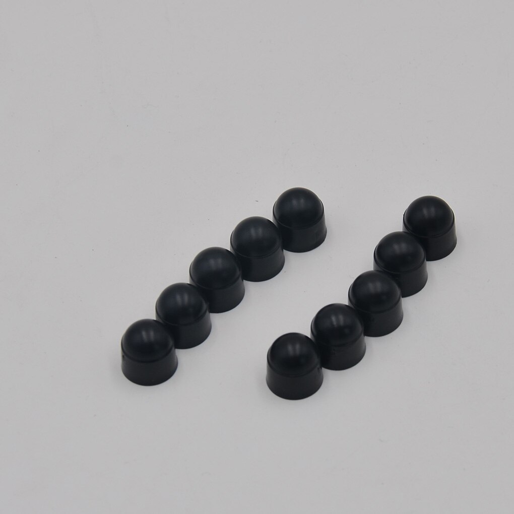 20PCS M6 M8 M10 M12 Bolt Nut Dome Plastic Protection Caps Cover Exposed Hexagon Hex Screws Practical Tools Black