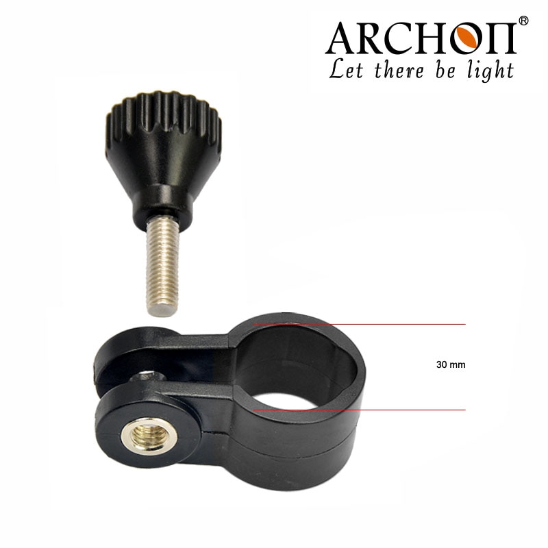Arcon Original D26VR/DL01/W32VR, vídeo de buceo, antorcha, abrazadera YS30 YS, soporte de montaje y Junta de bola, 30mm de diámetro, soporte para linterna