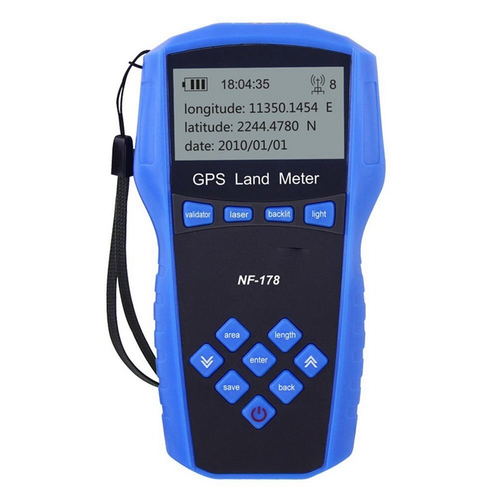 Noyafa NF-178 Portable Handheld Land Meter LCD Screen Display GPS Test Devices Land Measuring Instrument With Battery