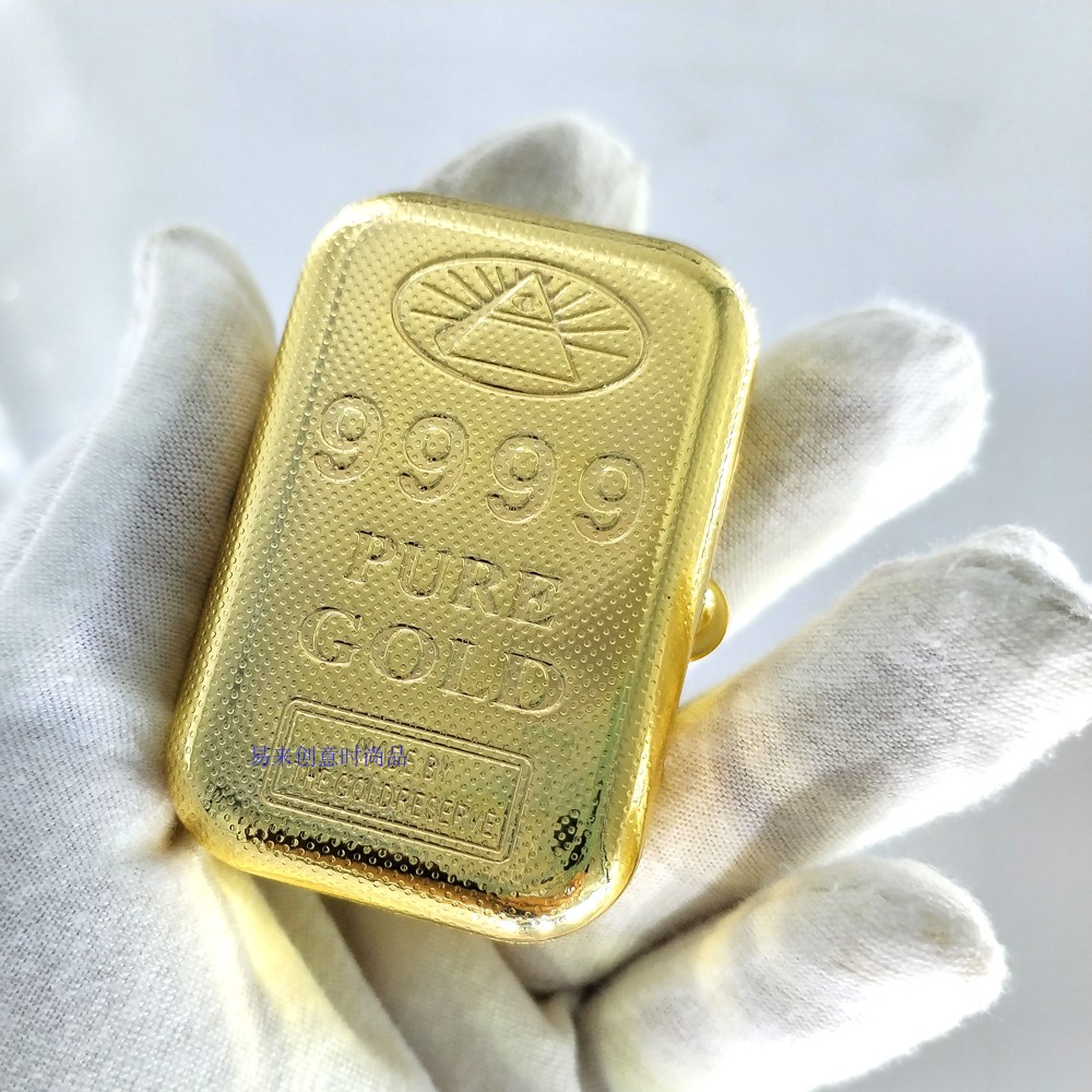 Leuke asbak Pocket Gold Bar Shape Draagbare asbak Outdoor Kleine asbak Pocket asbak Outdoor draagbare asbak Sexy asbak: Default Title