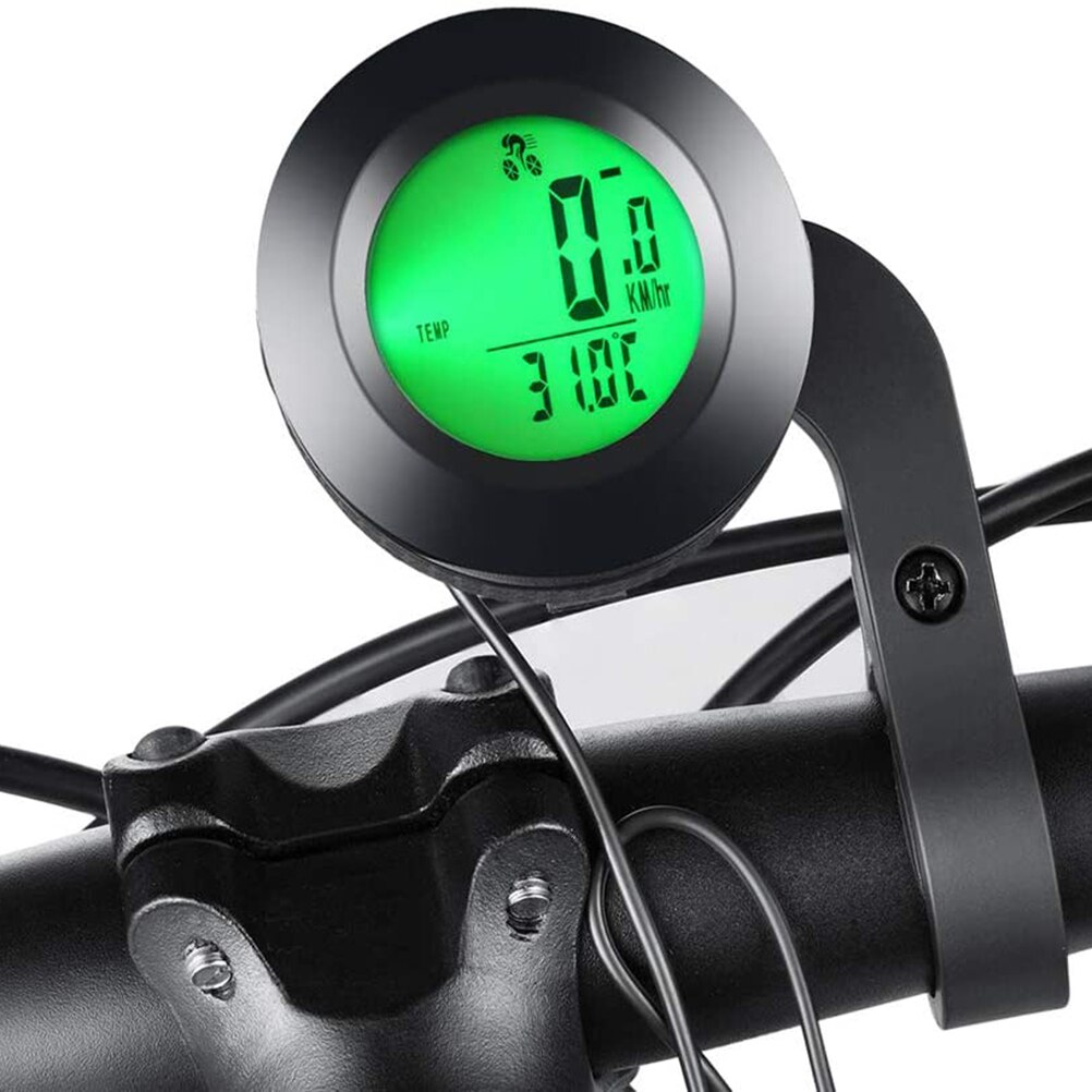 Draadloze Motorfiets Fietscomputer Fiets Snelheidsmeter Kilometerteller Waterdichte Fietsen Computer Met Led Display 3 Kleuren Backlight