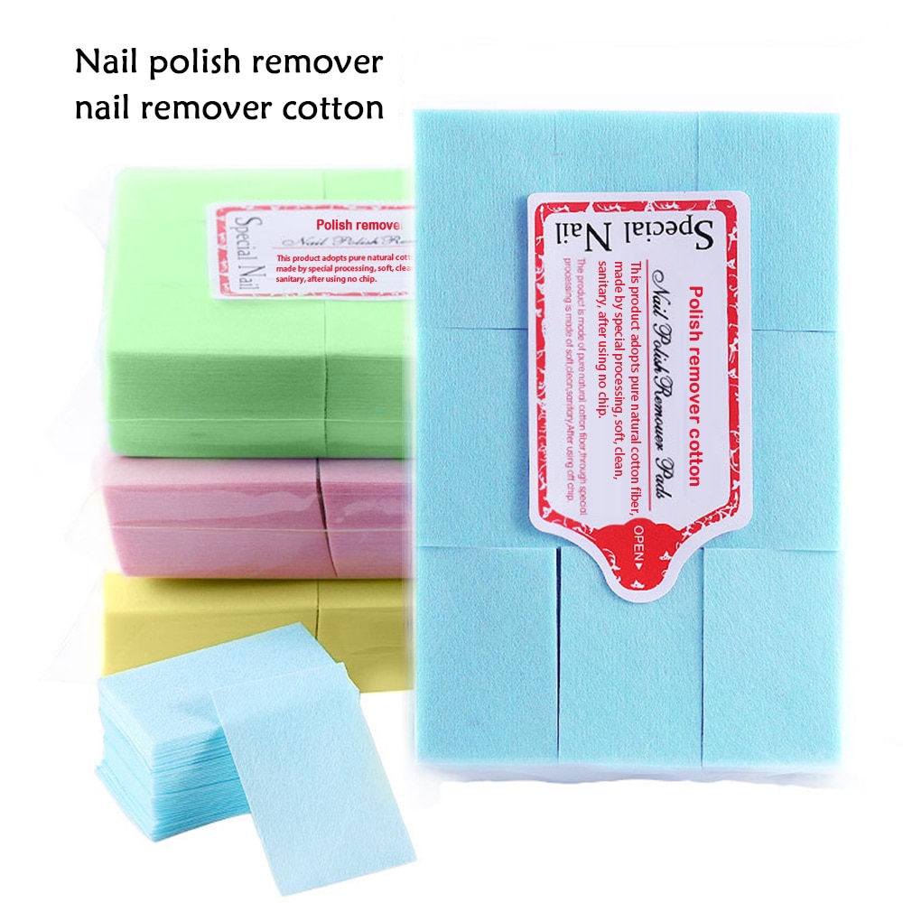 1Pack-Pluizende Doekjes Servetten Nagellak Remover Gel Nail Doekjes Nail Cutton Pads Manicure Pedicure Gel Gereedschap
