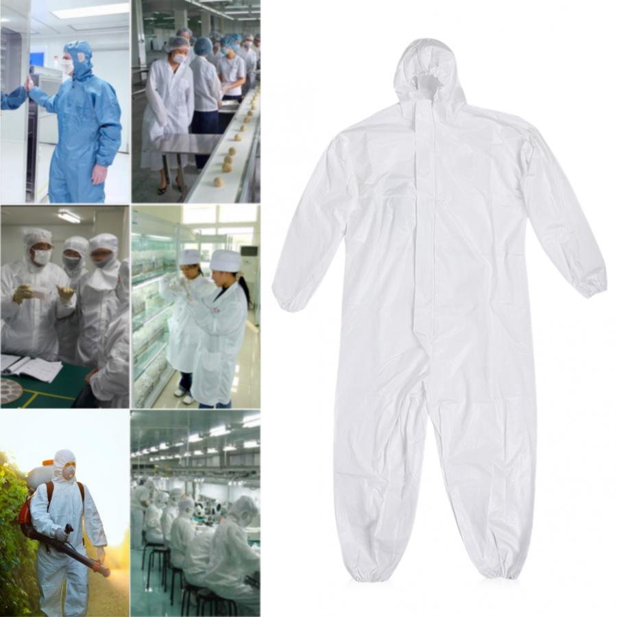 safety clothes Disposable Protection Suit Hooded Coverall Full Body Safety Clothing Men Women Unisex overol hombre Safety Overal
