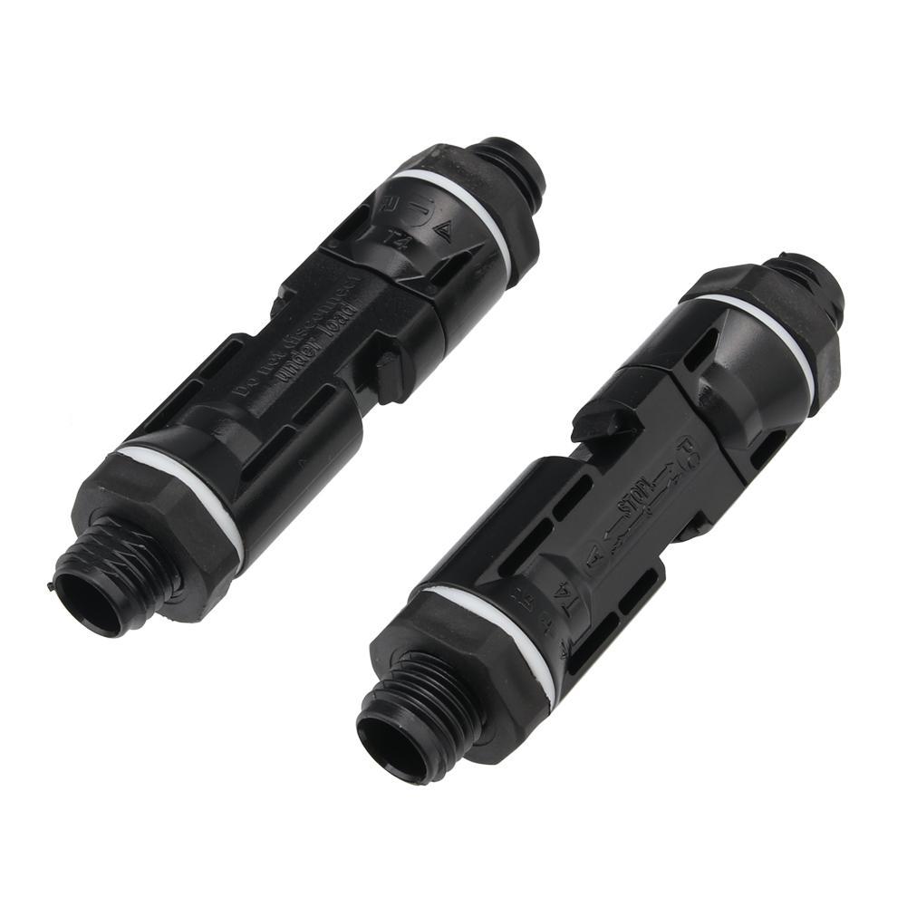 5 pairs Photovoltaic MC4 Panel Plug Connector PV Combiner Box Waterproof Plug for wide range of DC Applications Simple Plug/Play