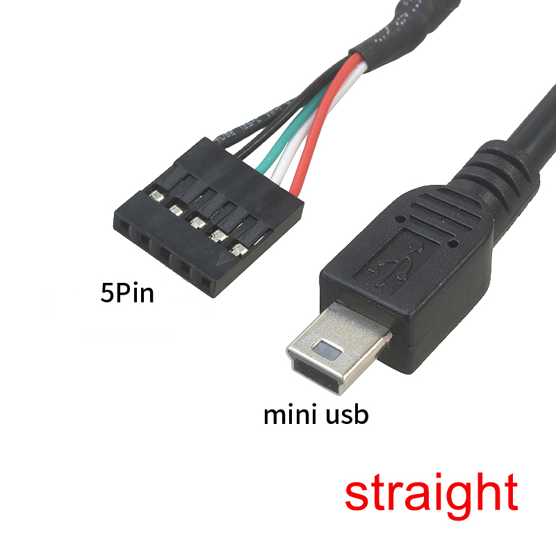 Placa base de ordenador PC 9P a Micro USB a DuPont 2,54mm 5Pin DuPont USB a Micro USB cable de datos papel de aluminio + cable de malla tejida: Azul
