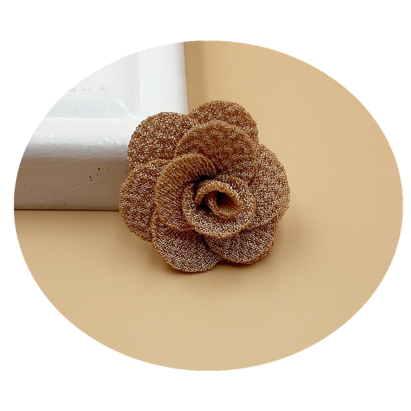 Flor pequeña hecha a mano de 2,5 CM, rosa pequeña tridimensional, pétalo Multicolor, flor pequeña, accesorios para el cabello DIY, 24-48 Uds.