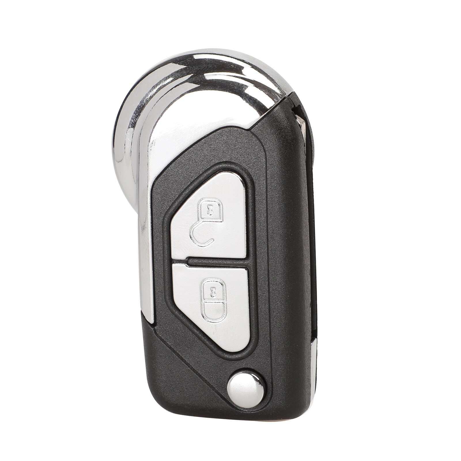 Kutery 2 Buttons Replacement Flip Folding Remote Car Key Shell Case Fob For Citroen DS3 Peugeot With Uncut Blade