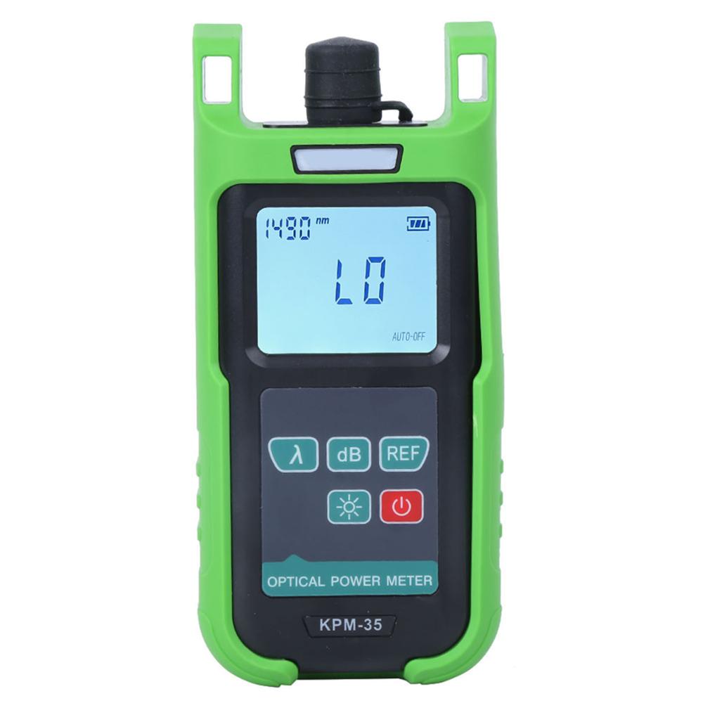 KPM-35 High Accuracy Optical Power Meter -70dBm - +10dBm Fiber Testing Measuring Tool Support 6 Wavelength