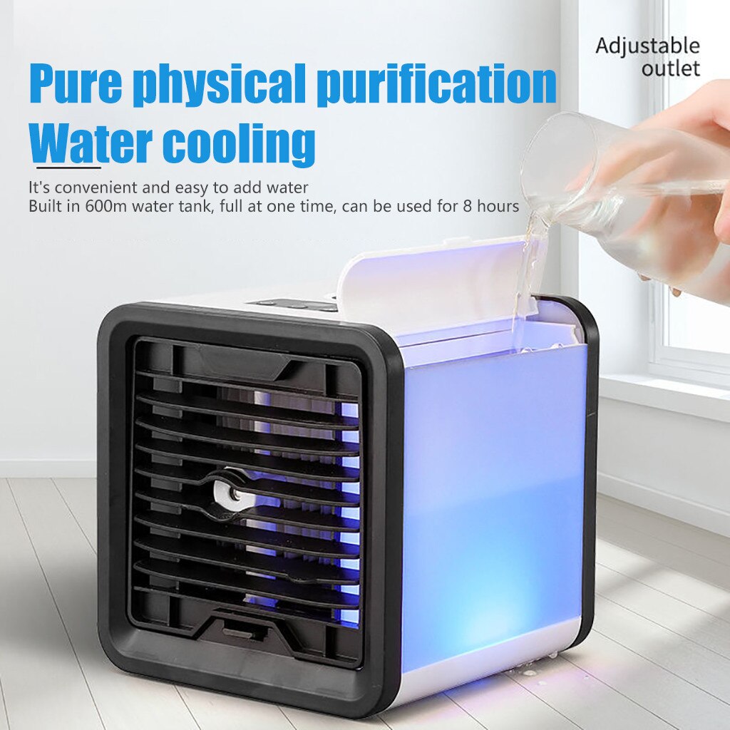 Mini Portable Air Conditioner Conditioning USB Mini Air Cooler Air Purification And humidification Refrigeration Fan #z