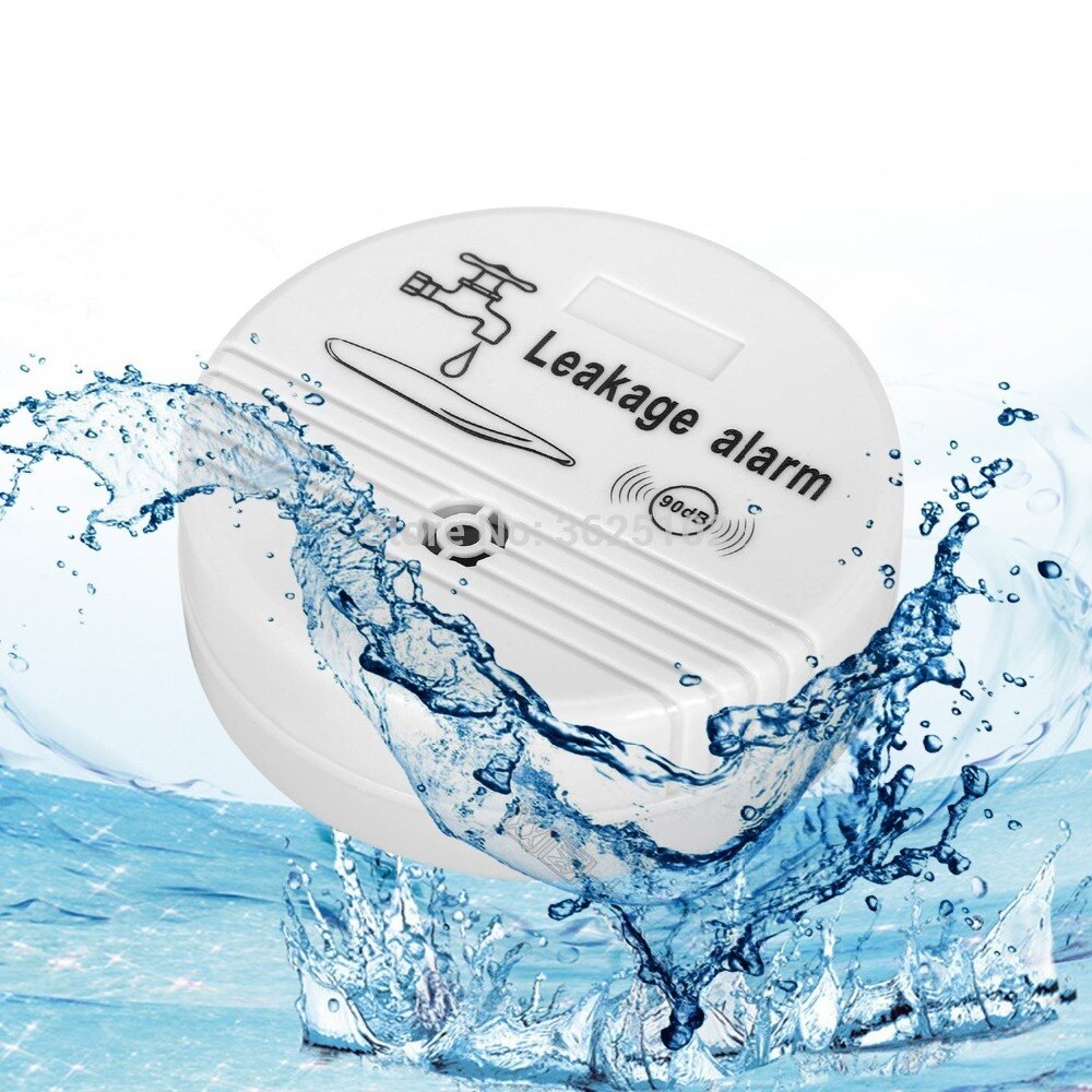 2PCS ABS Wireless Water Leak Detector Water Sensor Alarm Leak Alarm Home Security