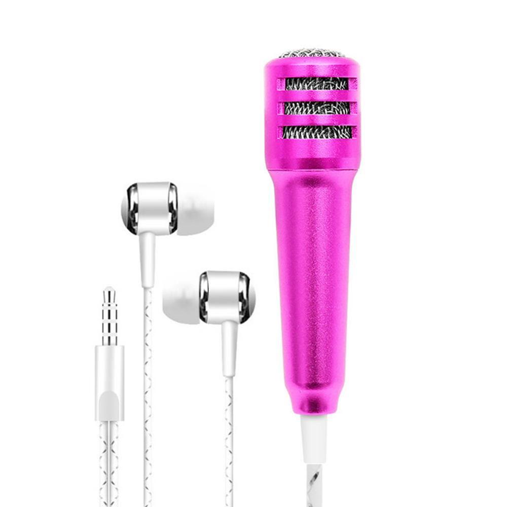 ortable Stereo Studio Mic KTV Karaoke Mini Microphone For Cell Laptop Recording Phone PC Full-scale Mic Desktop360° G1R8: A