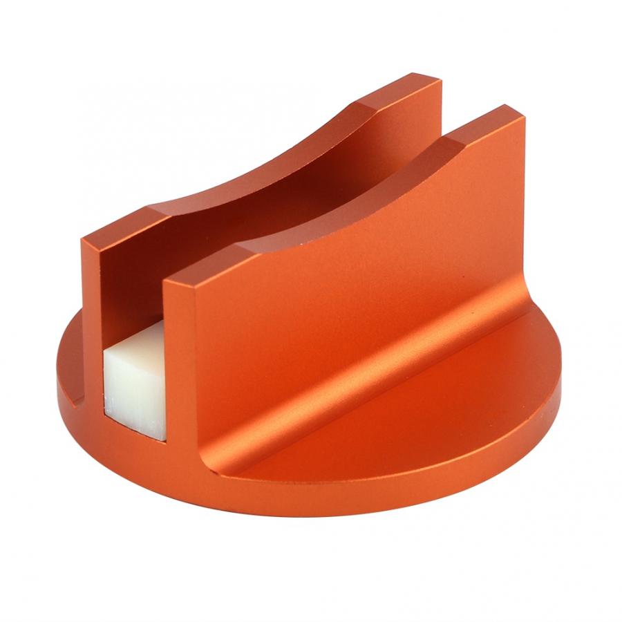 Aluminum Grooved Magnetic Pad ing Rail Adapter Auto Lifting Repair Tools Kit Orange ing Adapter