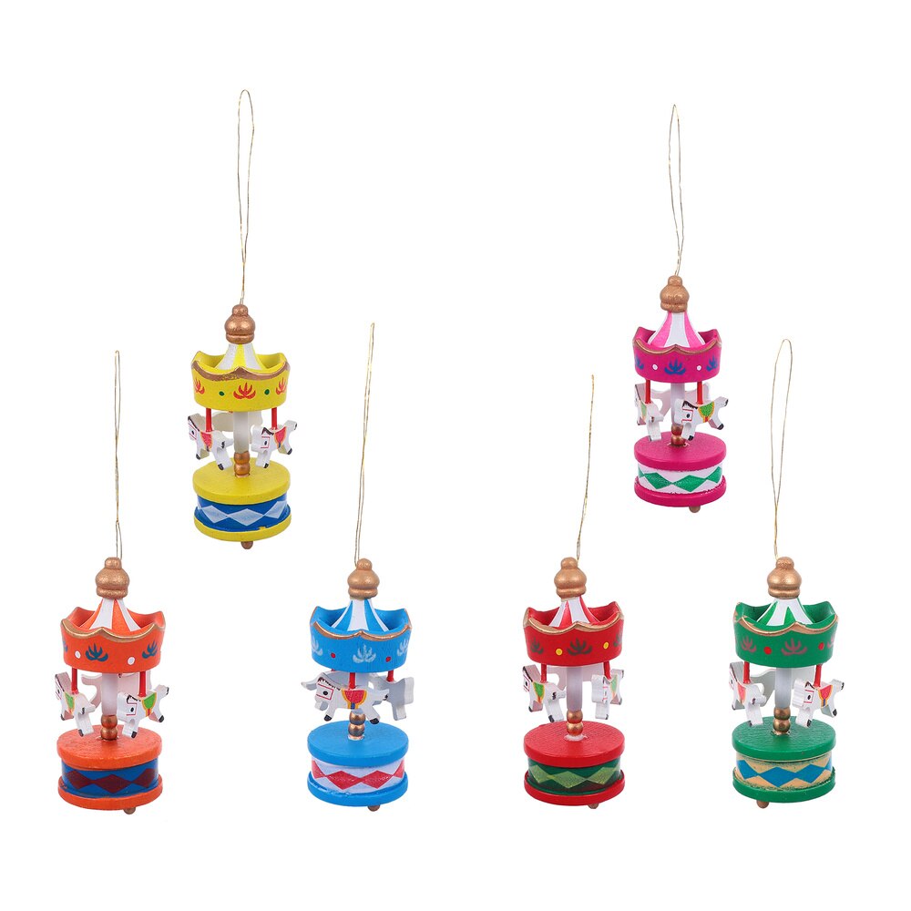 Lovely Durable Practical Merry-go-round Ornament Home Decoration: Assorted Color 1