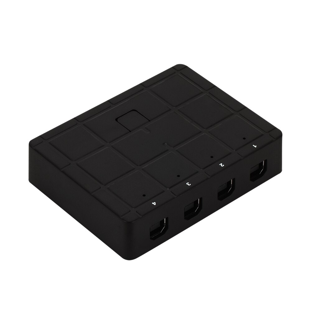 USB 2.0 Switcher USB Sharing Switch Converter 2/4 Ports USB 2.0 Sharing Switch Switcher Adapter Box For PC Scanner Printer: 4 Ports