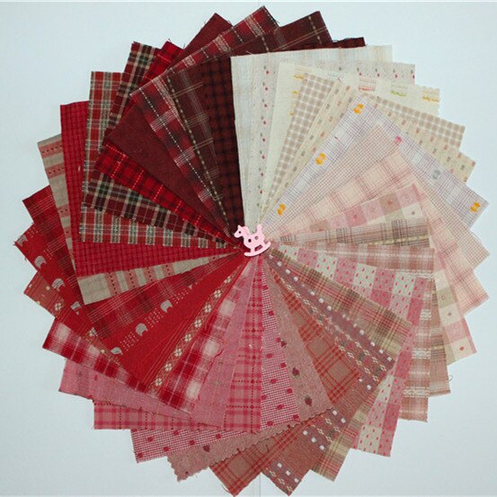 9*12 Cm Japanse Garen Stof Handgemaakte Diy Patchwork 100% Katoen Voor Naaien Pop Kleding Quilt doek Bundel 50 Stks/partij