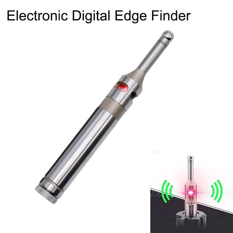 Cnc værktøj præcision elektronisk digital kantsøger fræsning led &amp; lyd optisk kantfinder berøringspunkt sensor med led bip