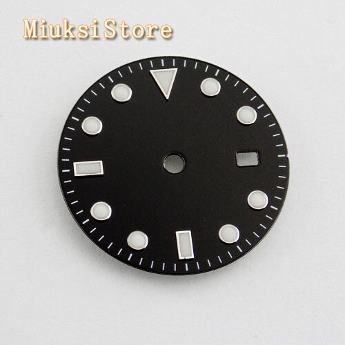 Esfera de reloj luminosa estéril de 28,5mm, ajuste del movimiento NH35, 1 ud.: Style 3