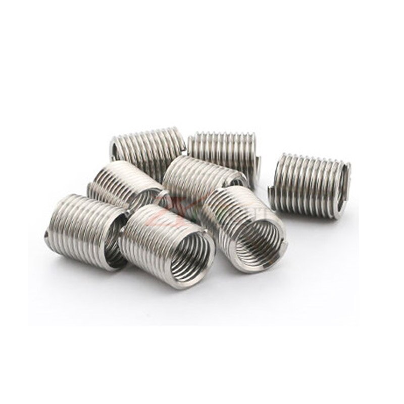 100PCS M2 M3 M4 M5 M6 304 Stainless steel thread sleeve,Spring screw sleeve,Thread protection sleeve