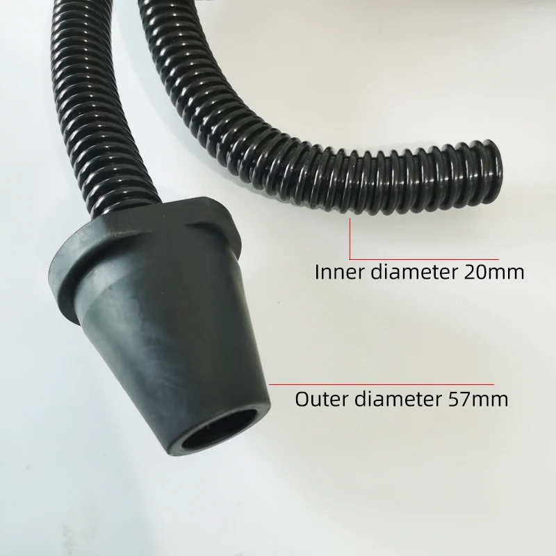 Støvoppsamlingsrør for festool eller mirka håndhøvel, 4m- hånds skyvebrett, støvoppsamlingsslange, støvsuger