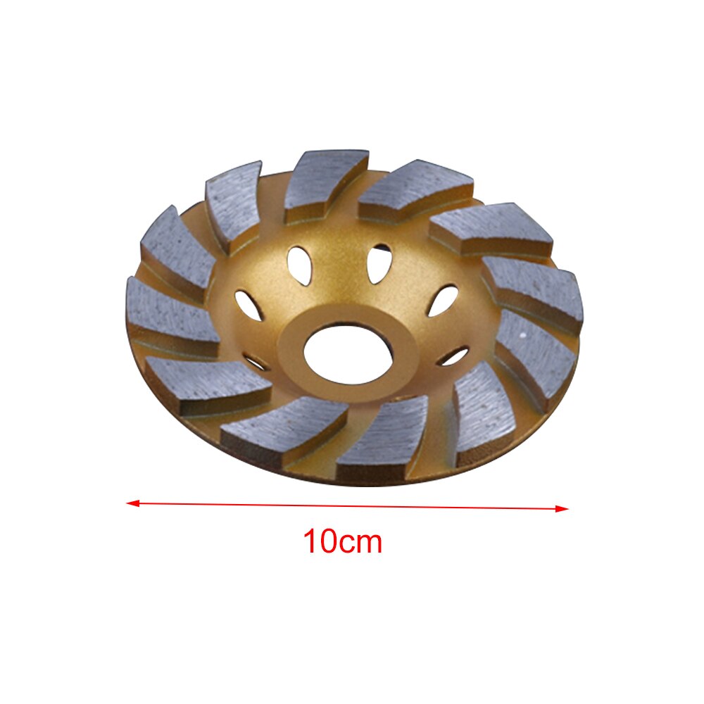 100Mm Diamant Slijpschijf Metalen Legering Disc Kom Vorm Slijpen Cup Beton Graniet Steen Keramiek Slijpschijf Handgereedschap