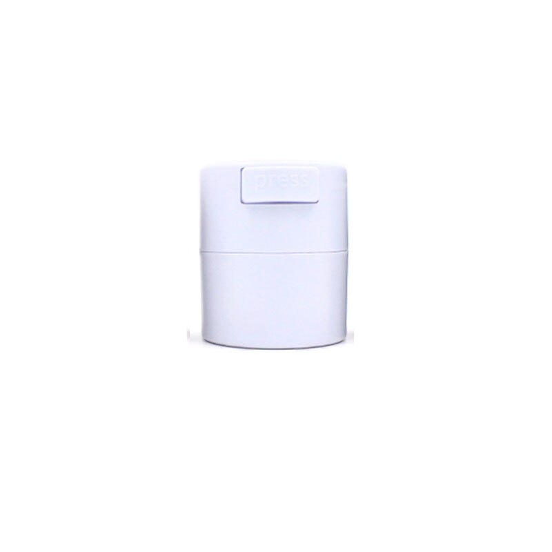 Récipient de support de pot de stockage scellé par charbon actif de réservoir de stockage de colle Durable de cils pour la colle d'extension de cils 4 couleurs: White