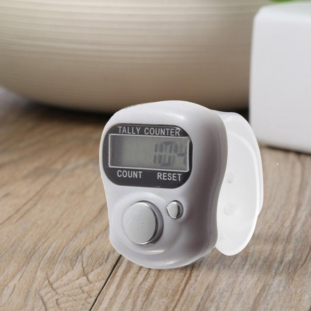 Thumb ring electronic display counter Buddha mechanical 0-99999 (5 digits) plastic counter Stitch Marker row finger counter