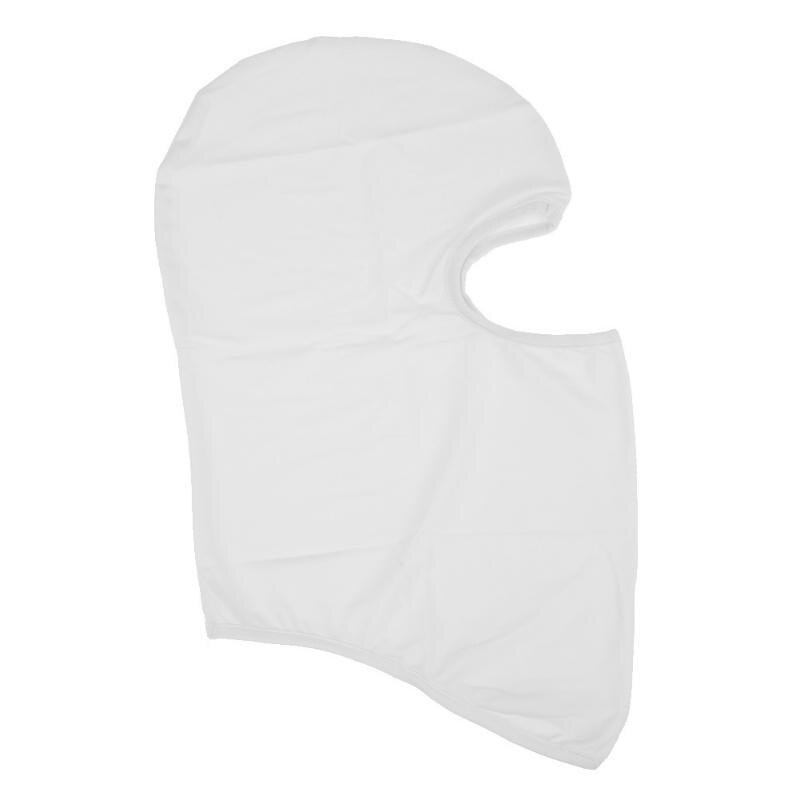 Cycling Masks UV Protection Motorcycle Full Face Mask Outdoor Balaclava Soft Neck Face Cover Ski Mask Training Mask Accessories: white