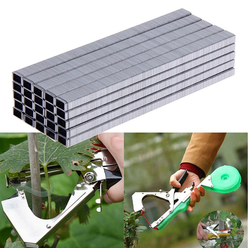 Geoeon tapetool tapener bindnietenspeld spijkertape gereedschap 10000 stuks bindmachine planten tuingereedschap verbinden  a20
