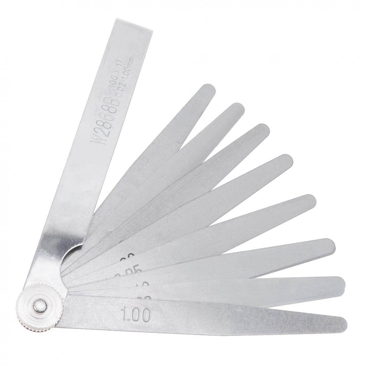 ValueHall Fühlerlehre 32 Klingen Edelstahl Fühlerlehre Set Dual Marked