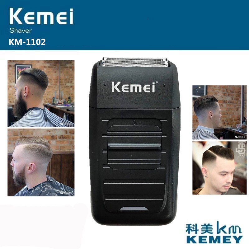 Mænds elektriske hårklippere klipper trådløse klipper voksne barbermaskiner hårtrimmere hjørne barbermaskine frisør kemei: Km -1102