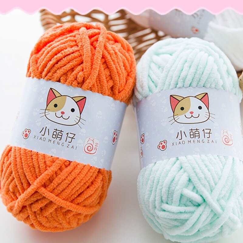 Polyester Handgemaakte Garen Huidvriendelijke Breien Garen Vrouwen Diy Shawl Sjaal Handschoen Deken Hoed Haak Draad Levert