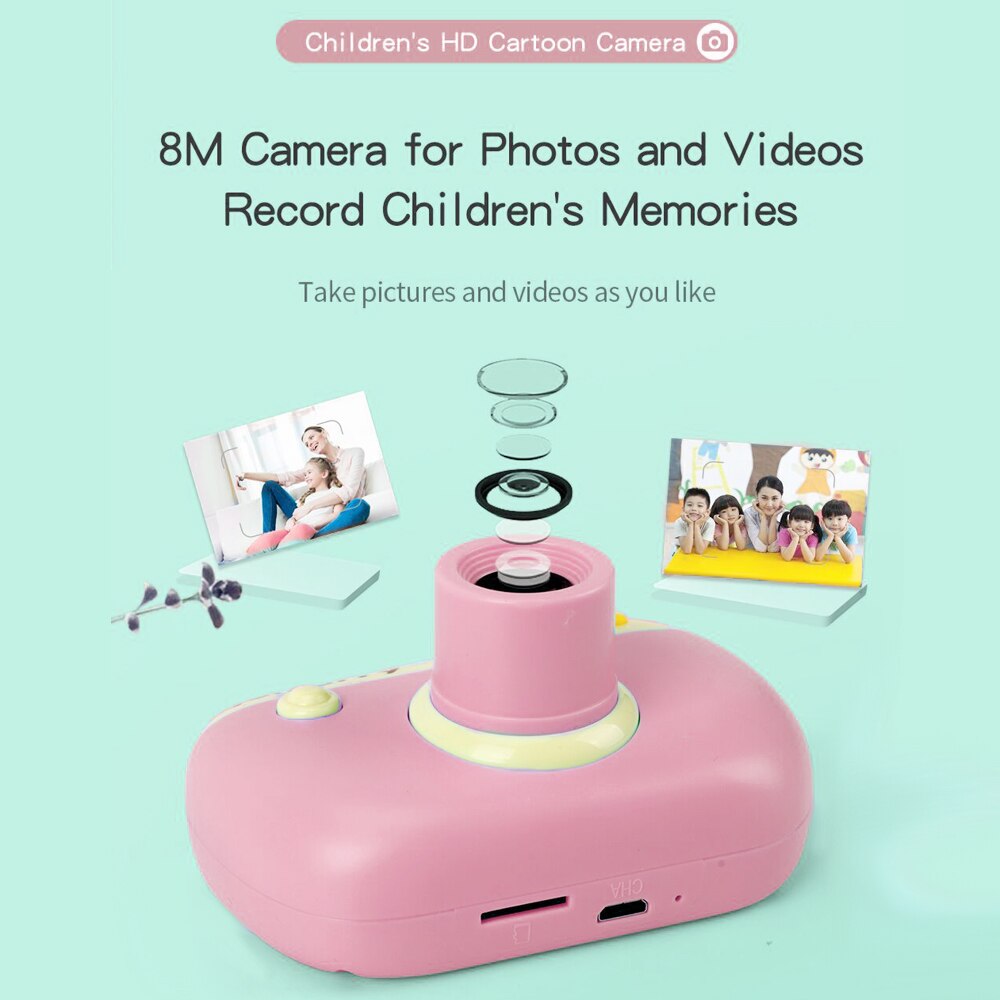 Kinderen Educatieve Peuter Speelgoed Foto Camera Kids Mini Digitale Speelgoed Camera Met Fotografie Cadeaus voor Kinderen Speelgoed Camera