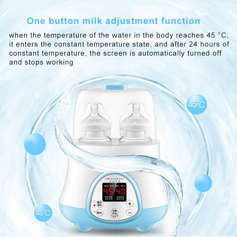 Kbxstart Multifunction Warm Milk Sterilizer Baby Feeding Bottle Warmer Heater Universal Bottle 220V Electric Warmer Milk Food