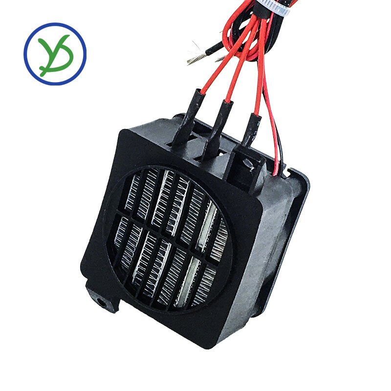 180W 12V Dc Thermostatische Elektrische Kachel Ptc Fan Heater Incubator Heater Verwarmingselement Kleine Ruimte Verwarming