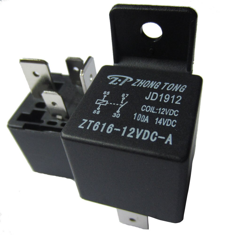 EE support 5 X Car Truck Auto Automotive DC 12V 100A 100 AMP SPST Relay Relays 4 Pin 4P Universal Car Styling