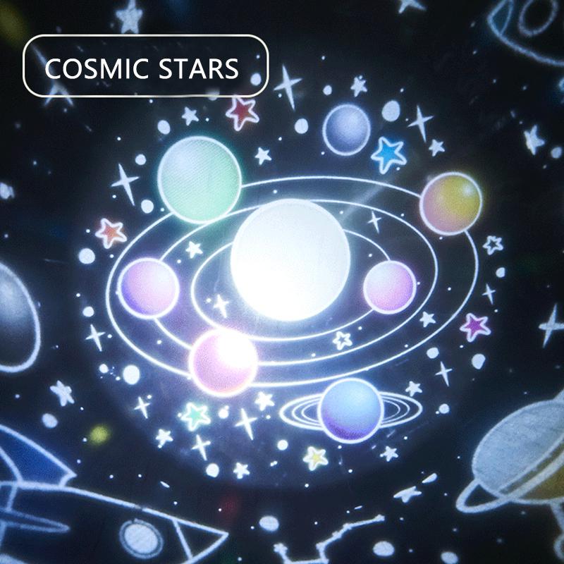 Star Night Light Projector Constellation Night Lamp Bedroom Nightlight Kids Baby Children Room Light Bluetooth Speaker Music