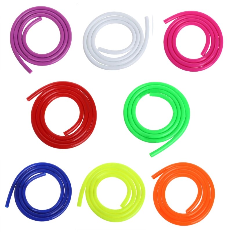 1m motorsykkel sykkel drivstoff gassolje slange bensin rør 5mm i /d 8mm o/d  e7ca