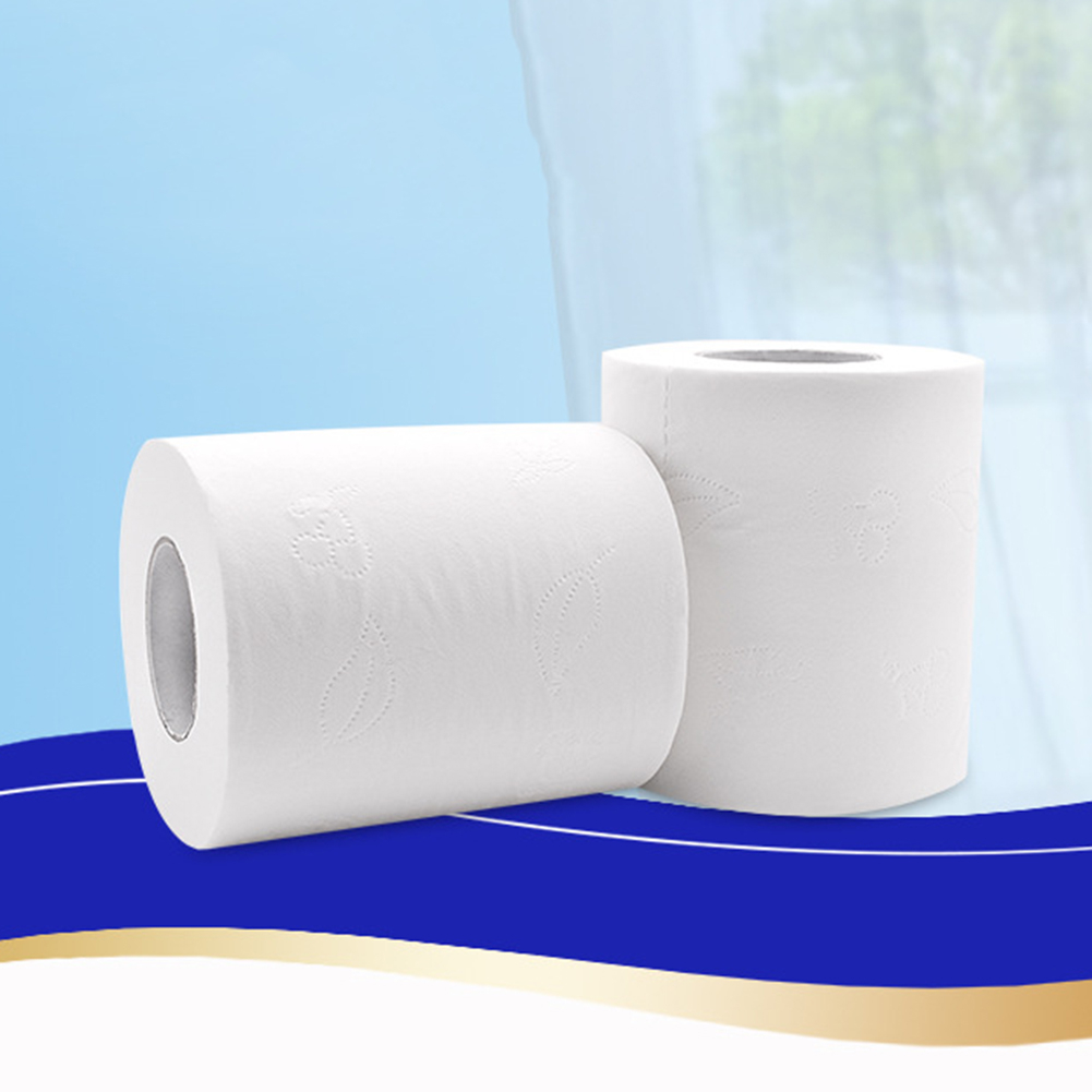 Toylet Papper 10 Rolls Family Toilet Paper Ultra Soft Wood Pulp ... – Vicedeal