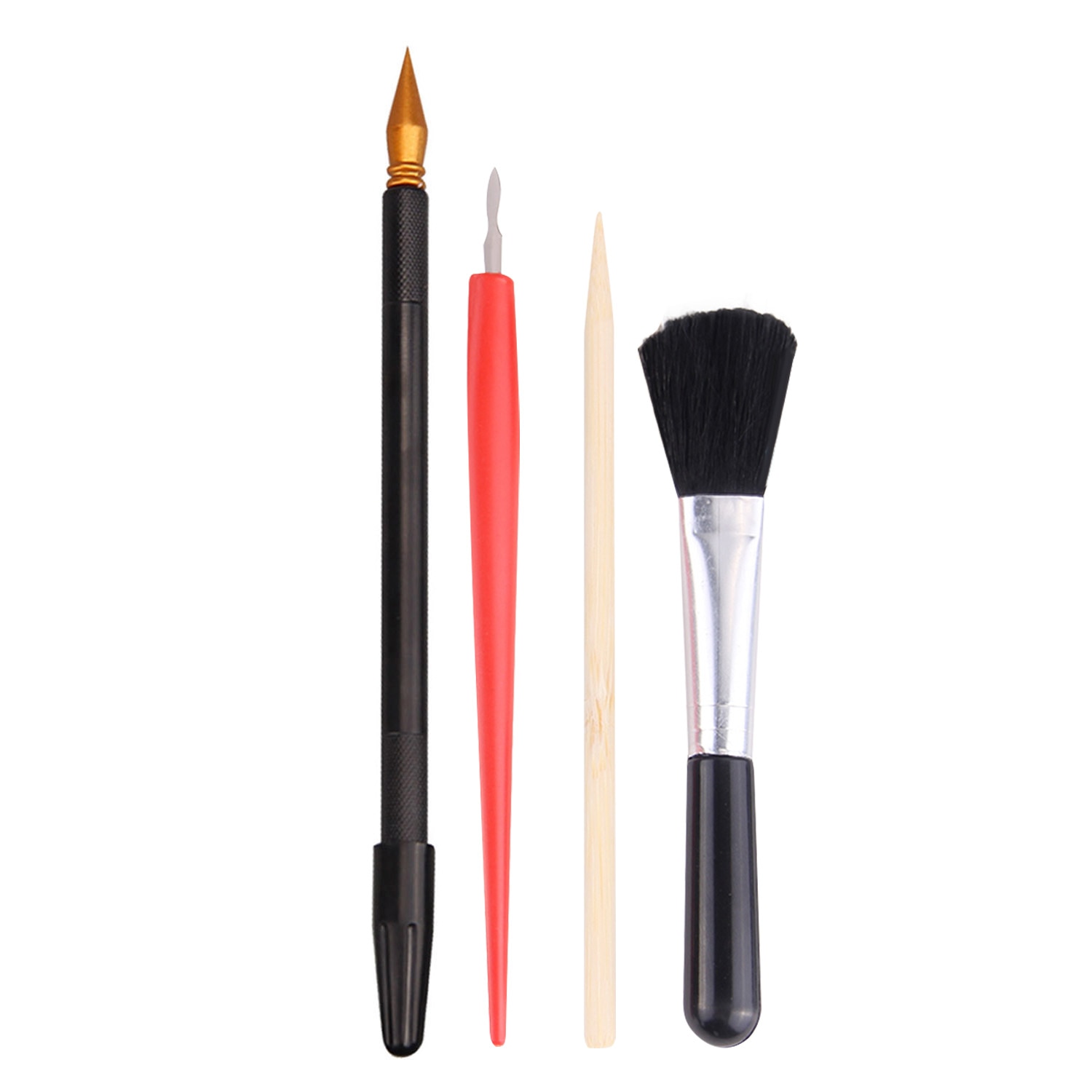Juego de rascador para pintar y dibujar, Set de 4 Uds. Con lápiz raspador, pincel negro para rascar, bocetos, papeles, herramientas tablas, DIY
